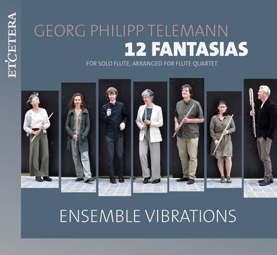 KTC1743 Ensemble Vibrations Telemann: 12 Fantasias For Solo Flute, Arranged For
