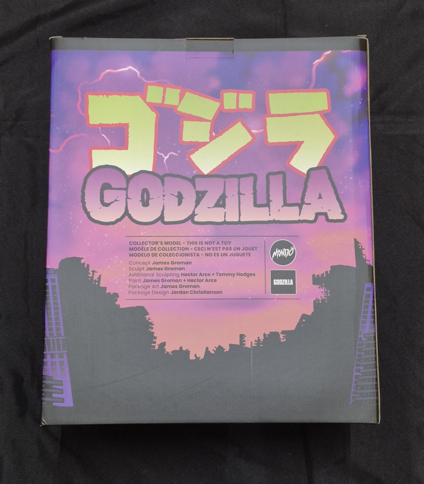 Mondo James Groman Godzilla Pen and Ink Vinyl Designer Figure Store Exclusive