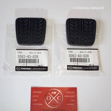 Genuine Oem Mazda 90-03 Protege Clutch Brake Pedal Pad Set Of 2 S083-43-028