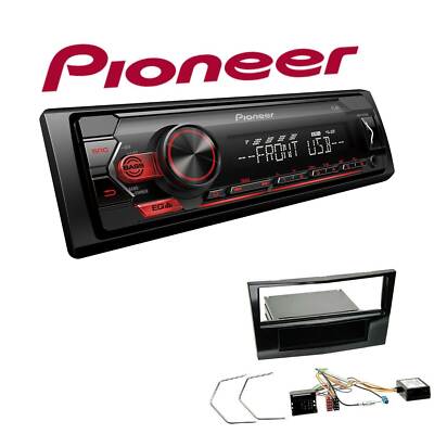Pioneer 1-DIN Autoradio USB AUX Android Set für Opel Zafira B piano black Canbus