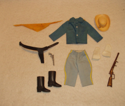 BIG JIM - Karl May Winneou Outfit : Kavallerie / Cavalry ! Mattel - Western 9414