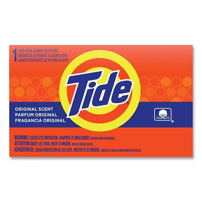 Tide Vending-Design Powder Laundry Detergent 1.5 oz. 156/Carton 49340