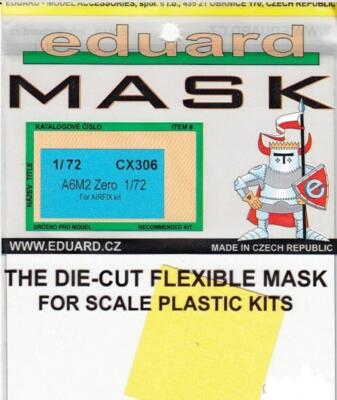 Eduard Mask 1/72 A6M2 Zero (Airfix kit) # CX 306