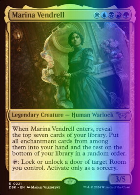 MTG Marina Vendrell (221/469) Duskmourn House of Horror LP FOIL