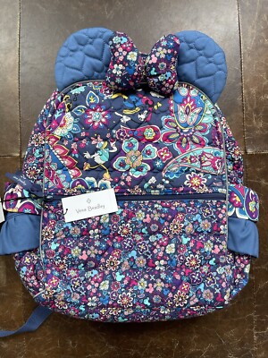 Vera Bradley Disney Kids Ruffle Backpack Sensational Six Paisley NEW