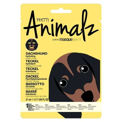 Pretty Animals Masque Bar Face Mask Dachshund Hydrating fast free shipping