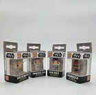 HAN SOLO LEIA CHEWBACCA LUKE SKYWALKER Star Wars Funko Pocket Pop 4 Keychains