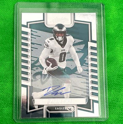 Panini 2023 Absolute Football D'Andre Swift Philadelphia Eagles #60 Autogramm