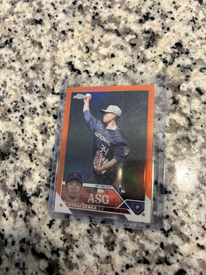 2023 Topps Chrome Update Asg Orange Refractor /25 Kodai Senga Rc Rookie Mets