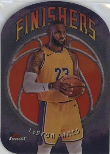 Lebron James 2024-25 Topps Finest Finishers Blue X-Fractor /99