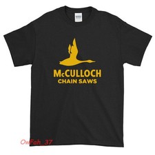 New McCulloch chainsaw Logo American Funny T Shirt USA size S-XXL