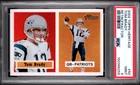 2002 TOPPS HERITAGE 50 TOM BRADY RETROFRACTOR /557 PSA 9