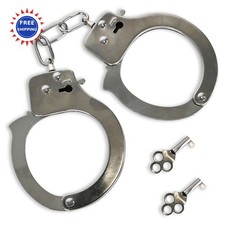 Handcuffs Role Play Toys Deluxe Cowboy Sheriff Police Costume for Kids Two Keys