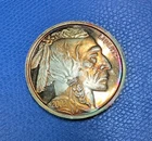 1 TROY OZ .999 FINE SILVER 2002 INDIAN HEAD BUFFALO DESIGN BULLION ROUND COIN BU