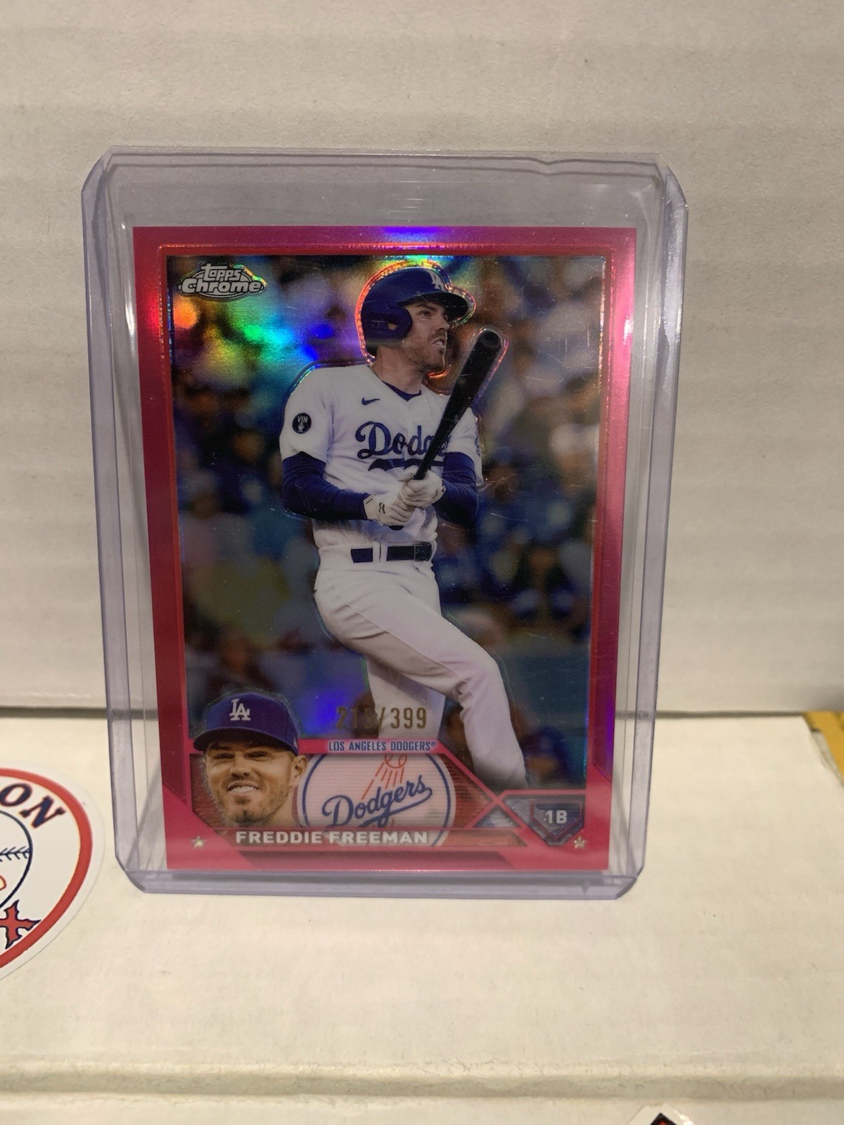 2023 Topps Chrome - Freddie Freeman #5 Magenta Refractor /399