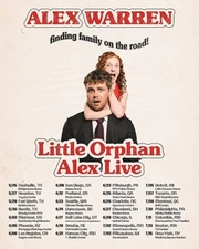 alex warren 2026 tour poster