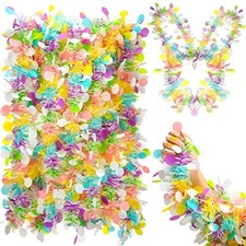 Easter Tinsel Garland 32.8ft Easter Tree Decorations Extra Wide 4" Pastel