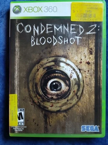 Condemned 2: Bloodshot (Microsoft Xbox 360, 2008) Good Condition