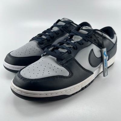 Nike Dunk Low Retro Georgetown Wolf Grey Dark Obsidian DD1391-003 Mens Size 14
