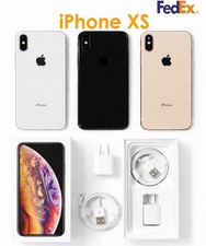 Apple iPhone XS Fully Unlocked (Any Carrier) Smartphone 64GB 256GB 512GB Good
