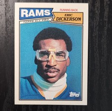 Topps 1987 All Pro Eric Dickerson #146 Los Angeles Rams NFL Football Card