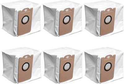 6PCS Dust Bags for iHome AutoVac Nova Self Empty For Proscenic M7 Pro M8 Pro
