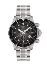 Orologio da uomo TISSOT Seastar 1000 T120.217.11.061.00 Black Chrono mai usat...