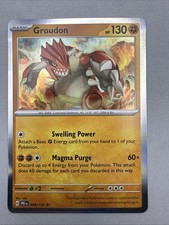 Pokemon TCG * SV Prismatic Evolutions * 049/131 Groudon Rare Holo * FRESH PK