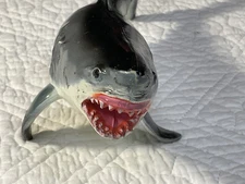 GREAT WHITE SHARK 1991 SAFARI LTD  MONTEREY BAY AQUARIUM TOY FIGURE 10"
