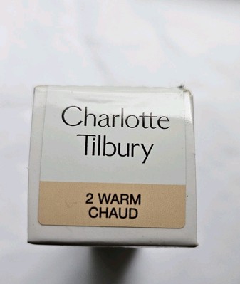New CHARLOTTE'S BEAUTIFUL SKIN FOUNDATION 2 WARM - 1.0 Fl Oz 30ML Long Lasting