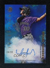 2021 Bowman Inception Blue Foil 74/99 Ezequiel Tovar #PA-ET Auto 0j81