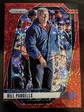 BILL PARCELLS 2024 PANINI PRIZM FOOTBALL RED SPARKLE SSP GIANTS