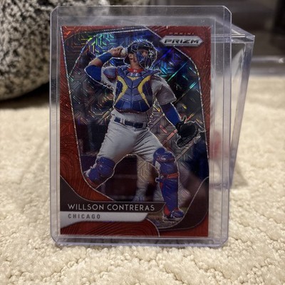 2020 Panini Prizm Tier III Red Mojo Prizm /99 Willson Contreras #238