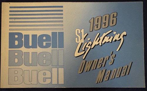 Buell S1 Lightning Owner's Manual