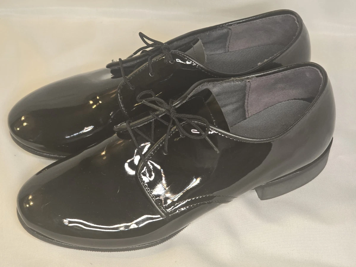 DJ Leavenworth 1979 Black Leather Derby\'s Dress Shoes 9.5R NOS NWOB Vintage David & Joan Couture Men main image 2