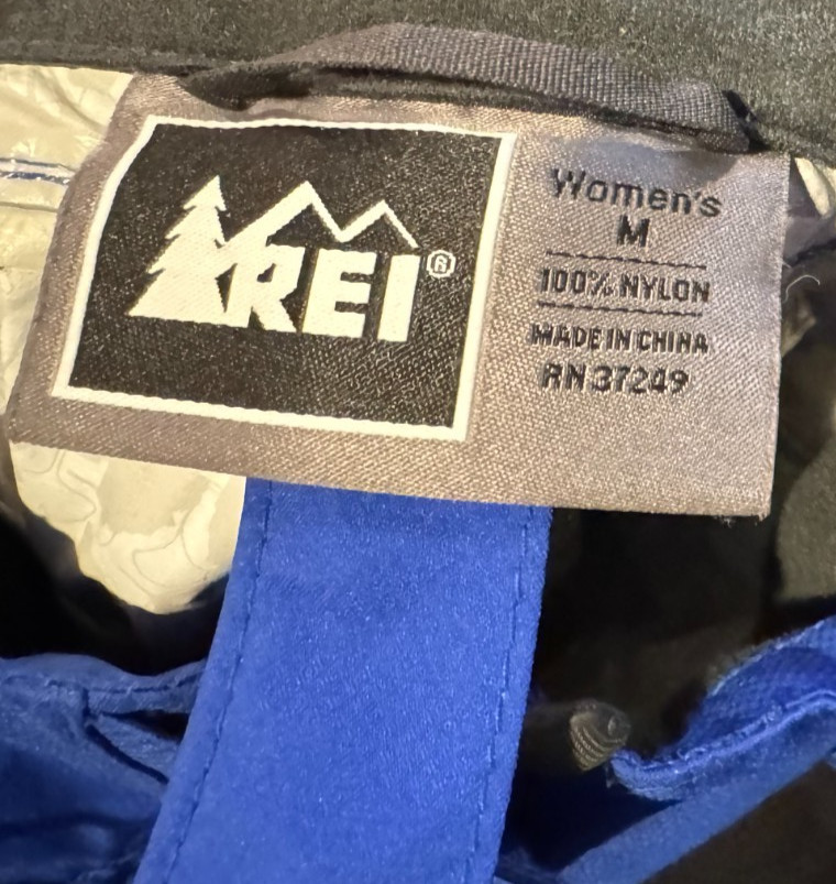 REI Elements E1 Womens Medium Blue Hardshell Rain… - image 16