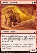 x4 Gilded Cerodon - Hour of Devastation - NM - MTG
