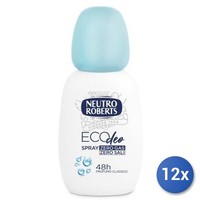 12X Bundle Roberts Deodorant Vapos Frisch 75 Ml Azzurro