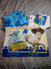 Disney Pixar Toy Story Twin 3 Piece Sheet Set Protecting Toys Everywhere Buzz