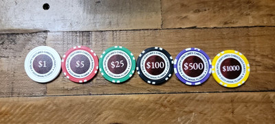 Goliath Ventures Poker Chips Miami 2025 Event DOJ Case Collectible Lot