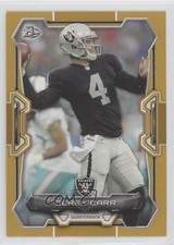 2015 Bowman Gold /75 Derek Carr #82 0xc3