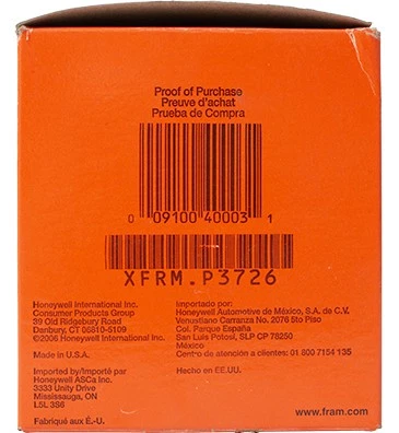 FRAM Replacement HD Fuel Filter Fits 1981-1986 Toyota Land Cruiser Part ID P3627 - Image 4 of 4