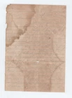 CONFEDERATE CIVIL WAR LETTER - 56th NC Vols - Petersburg Trenches Flooded !