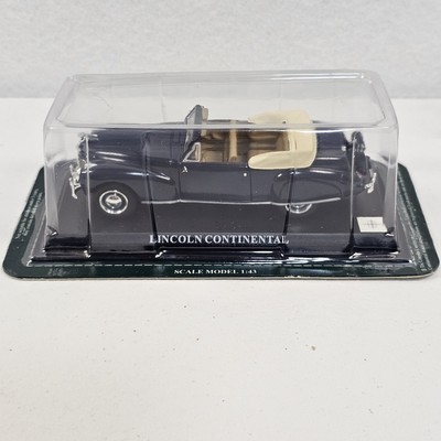 LINCOLN CONTINENTAL (DARK BLUE) DEL PRADO 1:43 SCALE DIE-CAST MODEL CAR