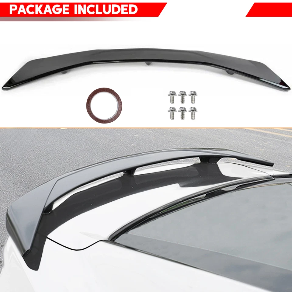 For 2016-2024 Chevy Camaro RS SS ZL1 Rear Trunk Spoiler Wing Glossy Black ABS - Image 3 of 4