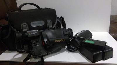 #ad #ad Hitachi VM E58A 8mm Video8 Camcorder w Accessories Tested amp; Working $129.00