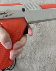 Nintendo Zapper NES Light Gun Controller Wired Orange/Gray for Console NES-005