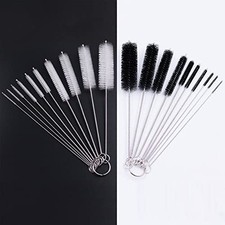 2 Sets of Cleaning Brushes 8 Inch Nylon Tube Brushes Set with Protective