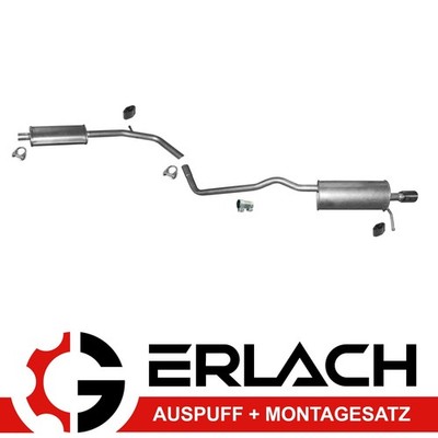 Auspuffanlage für Dacia Duster Auspuff 8489