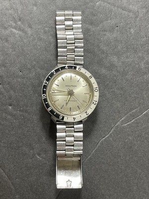 Bulova 1970 Accutron Astronaut Day & Night Watch New Battery Runs Excellent
